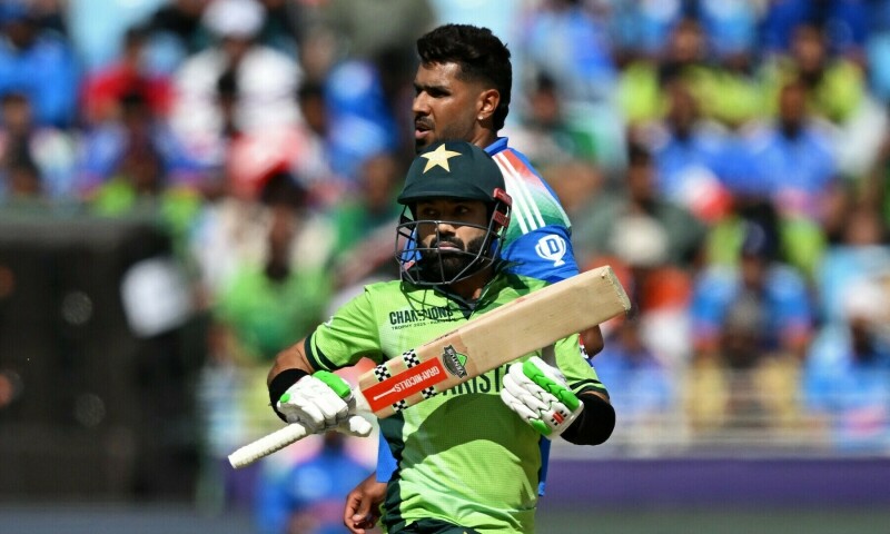 Champions Trophy: Rizwan and Saud dig in as run rate slows to India fielding – Sport