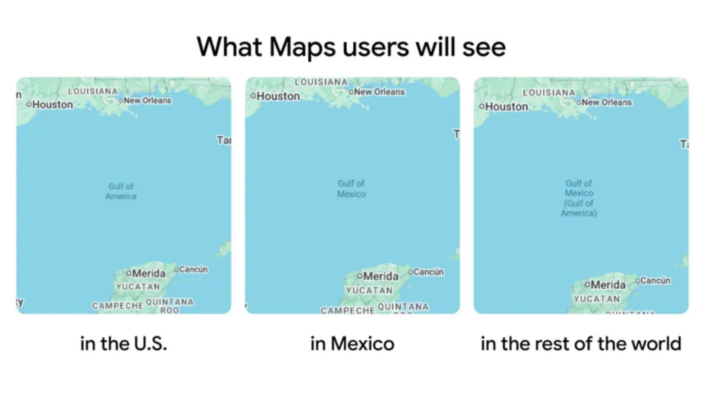 Apple and Google adopt Gulf of America for US Maps users