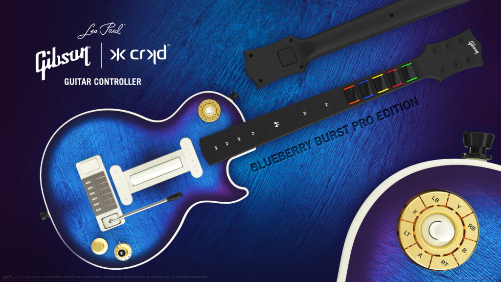 CRKD teamed up with Gibson to make new guitar controllers