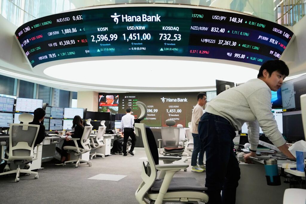 Asian shares sag after Trump raises tariffs on auto imports