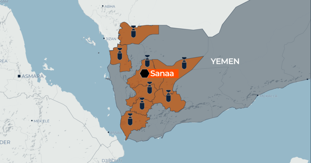Mapping US attacks on Yemen | Interactive News