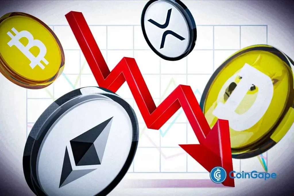 ETH losses overtakes BTC and XRP as crypto liquidations hit $450 million