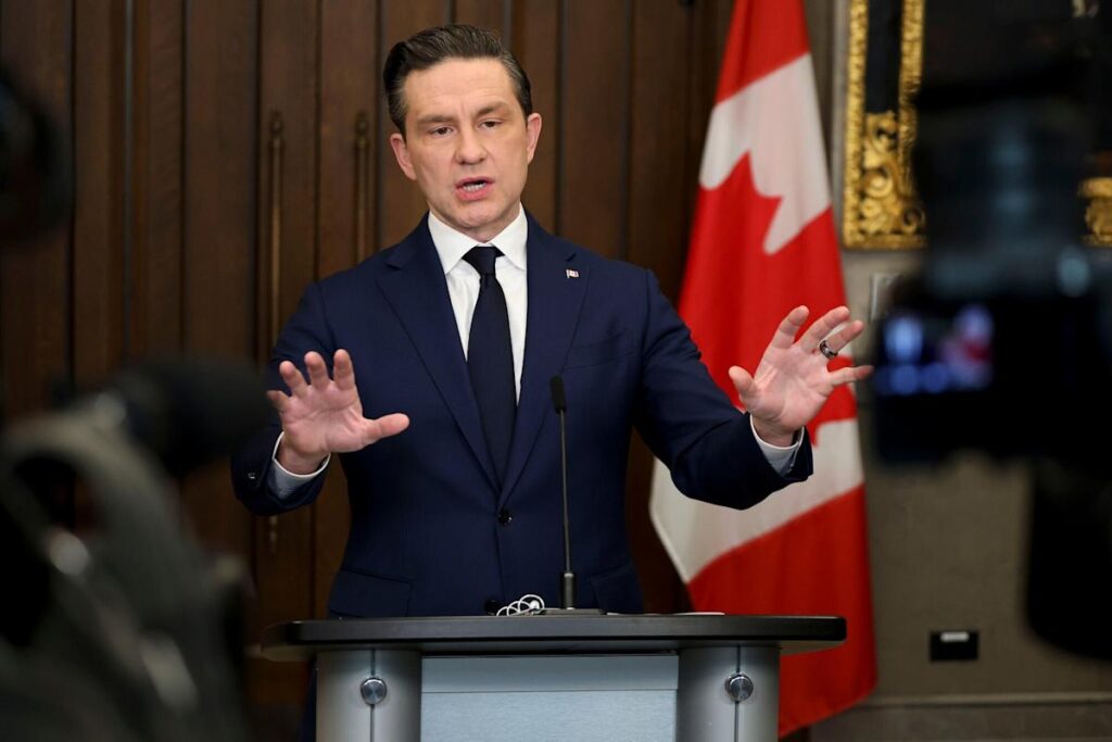 Poilievre Takes Shot at Carney’s Record, Saying He Failed at Bank of England