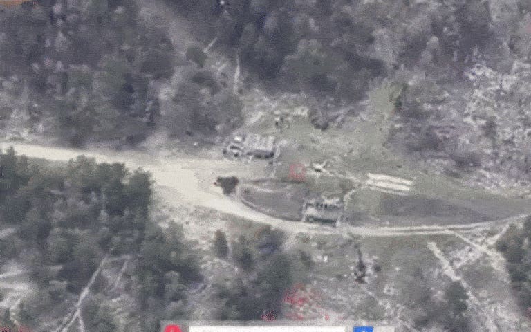 Busting A Russian Bunker, A Ukrainian Jet Buried An Artillery Staff