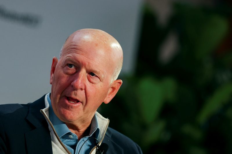 Proxy adviser ISS urges vote against retention bonuses for Goldman CEO, COO