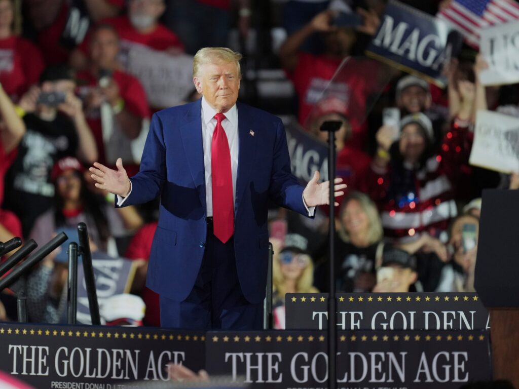 Trump marks tumultuous first 100 days in office with rally in Michigan | Donald Trump News