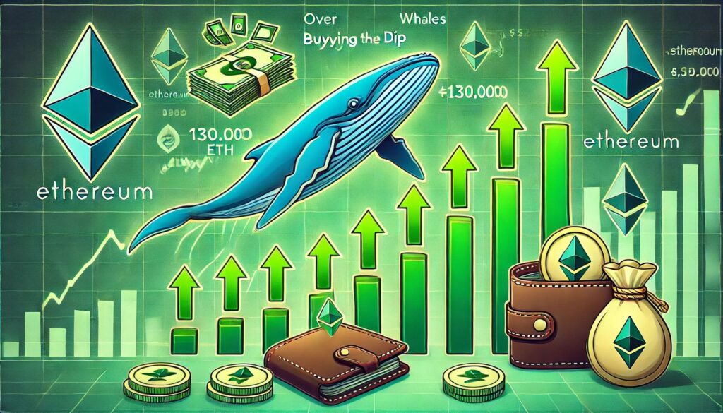 Ethereum Whales Buy the Dip – Over 130K ETH Added In A Single Day