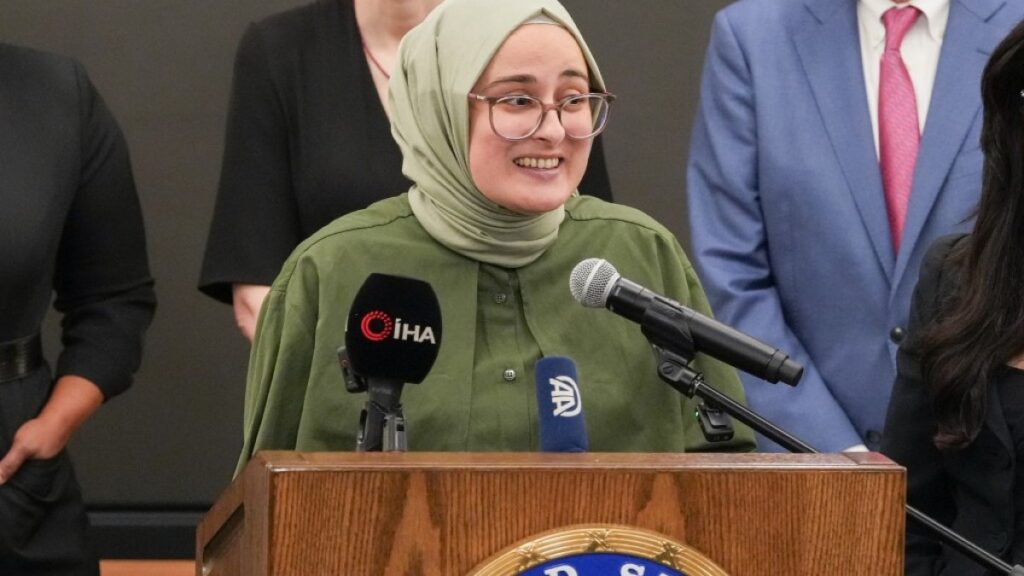 Turkish student Rumeysa Ozturk says she will continue to pursue her case | Israel-Palestine conflict News