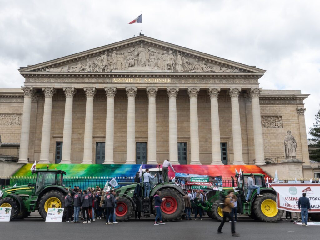 French farmers protest in Paris for law loosening environmental regulations | Agriculture News