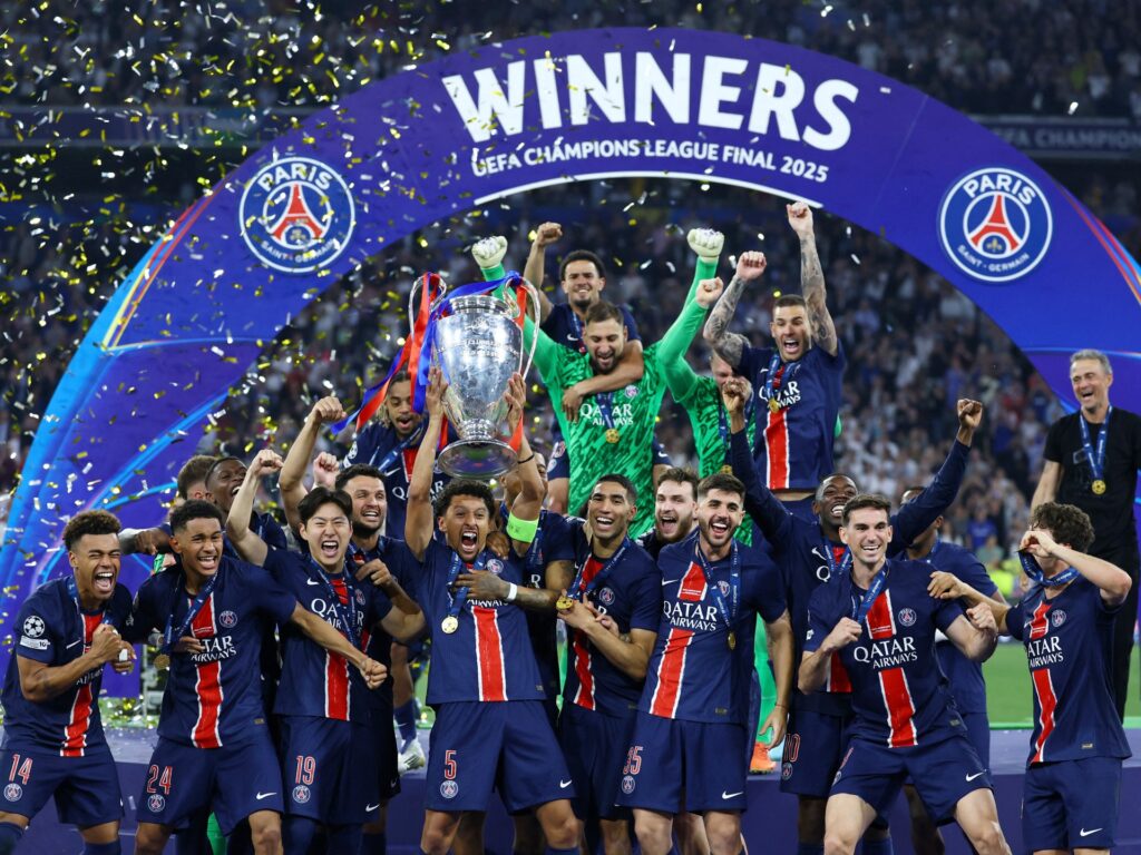 PSG beat Inter Milan 5-0 with Doue double to win Champions League | Football News
