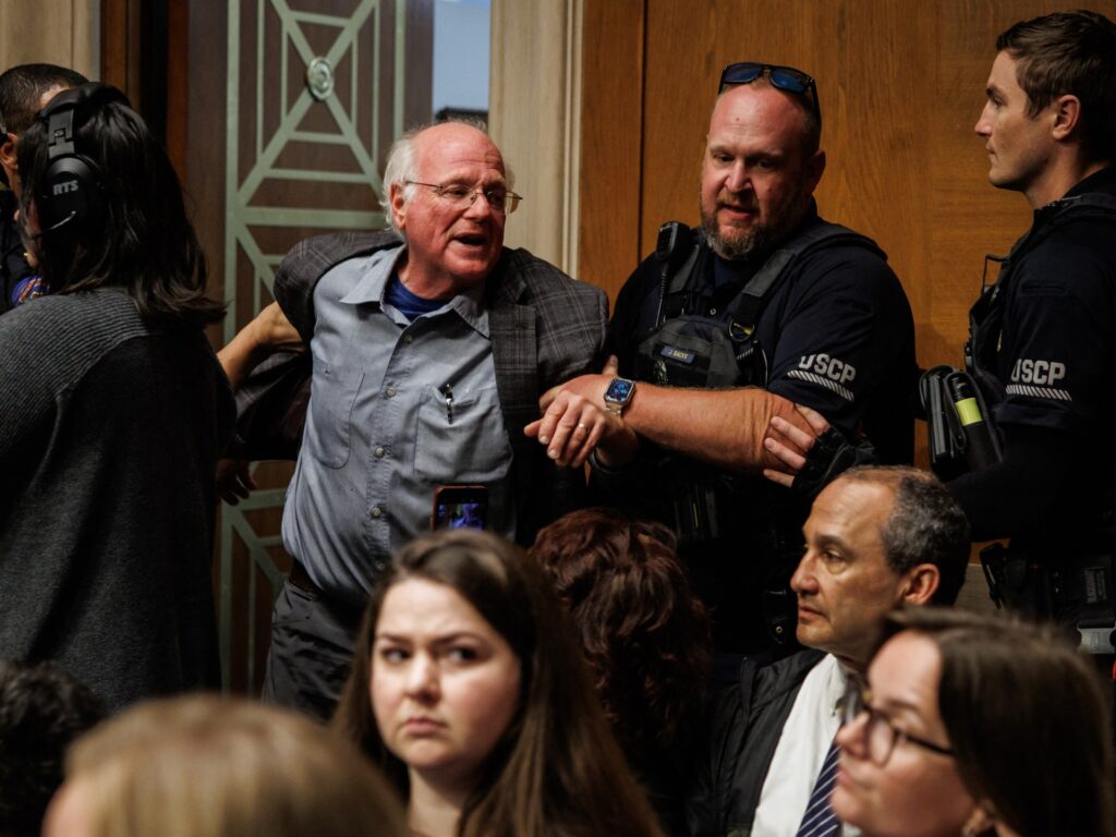 Ben & Jerry’s cofounder arrested at US Senate after protesting war in Gaza | Protests News