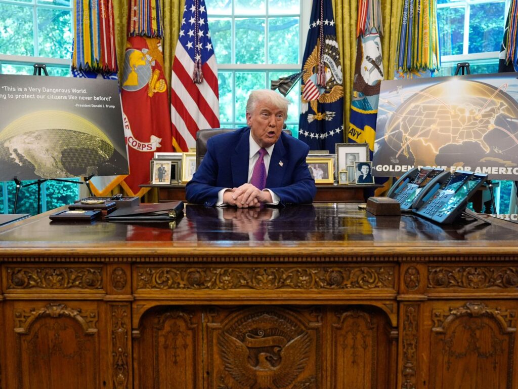 Trump says US will put weapons in space as part of ‘Golden Dome’ plan | Military News