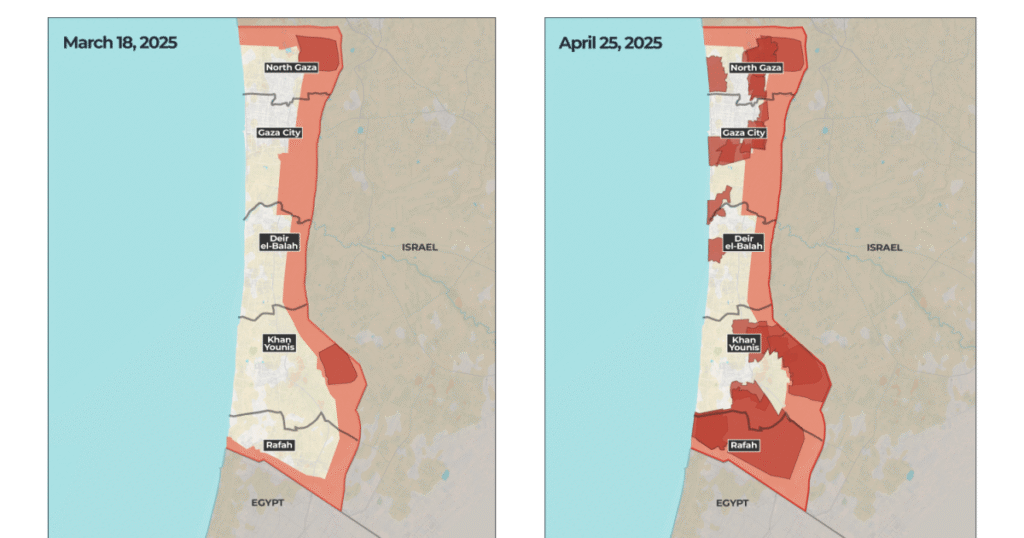 Israel has turned 70% of Gaza into no-go zones, in maps | Israel-Palestine conflict News
