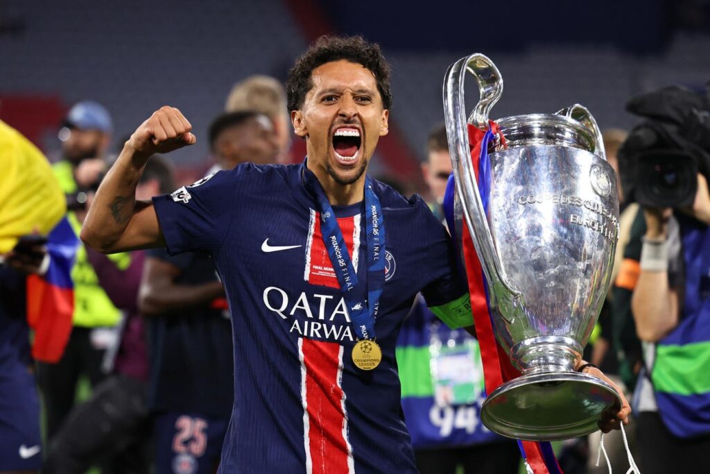 Champions League Referee Ends The Fight Early As PSG Win Historic Final