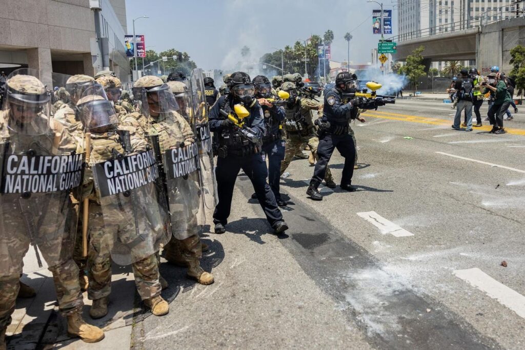 Trump Takes Credit For LA Protests Dying Down After Clashes With Newsom