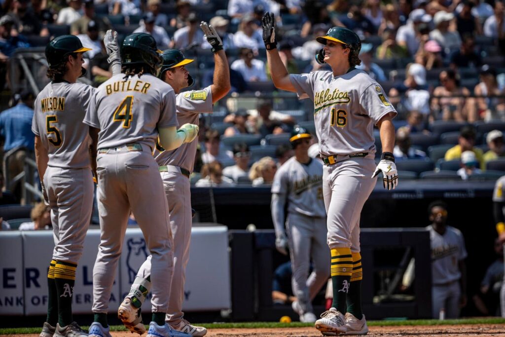 Nick Kurtz And Latest Incarnation Of A’s Savors Lopsided Shutout Win At Yankee Stadium