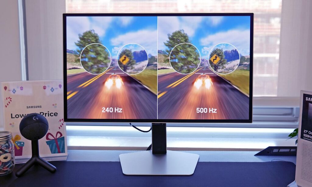 The Samsung Odyssey OLED G6 is the world’s first 500Hz OLED gaming monitor