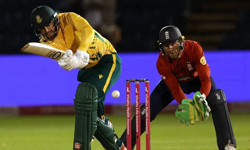 South Africa beat England by 14 runs in rain-marred first T20 – Sport