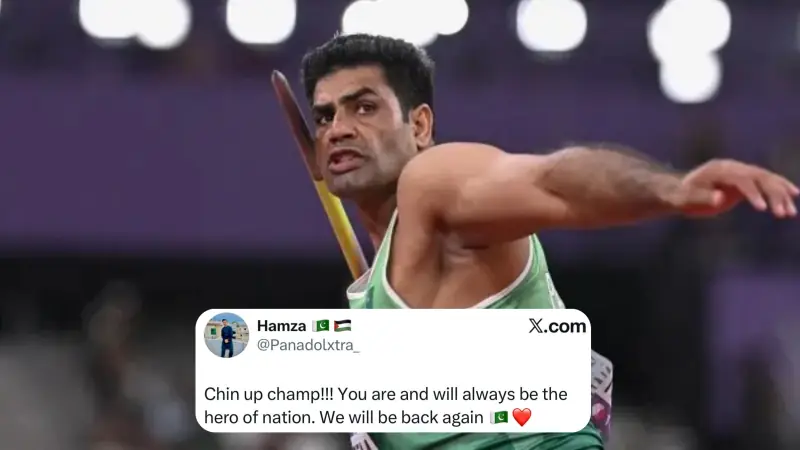 ‘Chin up, champ’: Pakistanis on X have Arshad Nadeem’s back after World Athletics exit – Comment