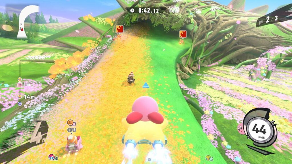 Kirby Air Riders is a cute, chaotic racing game