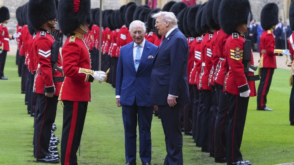 King Charles III and Trump chat and joke amid pageantry of Windsor visit