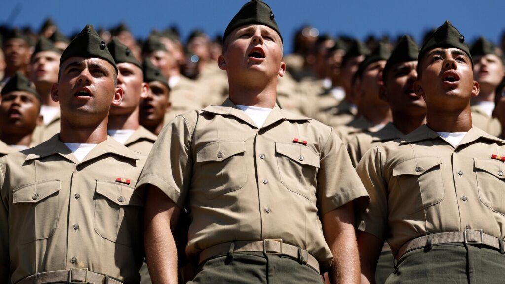Marines say they hit recruiting goals