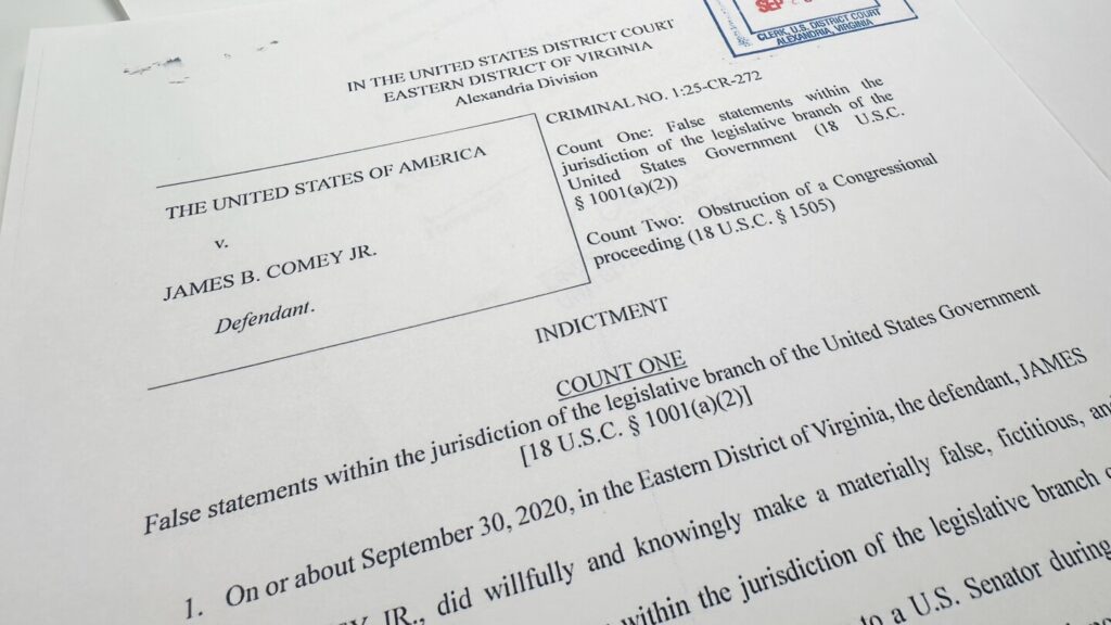 The sparse indictment of Comey belies a complicated backstory