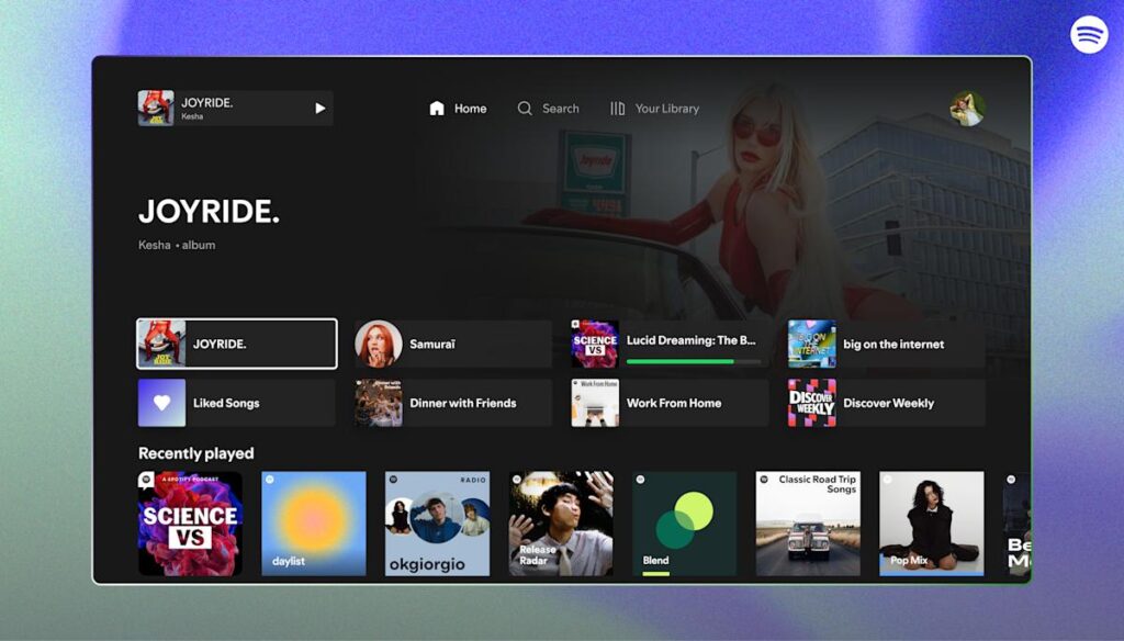 Spotify’s redesigned tvOS app brings podcast and music videos to Apple TV