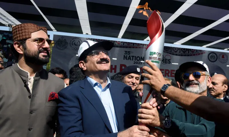 Sindh CM Murad ignites countdown to 35th National Games