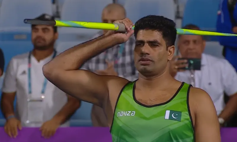 Arshad Nadeem defends gold medal at Islamic Solidarity Games, Muhammad Yasir wins silver for Pakistan