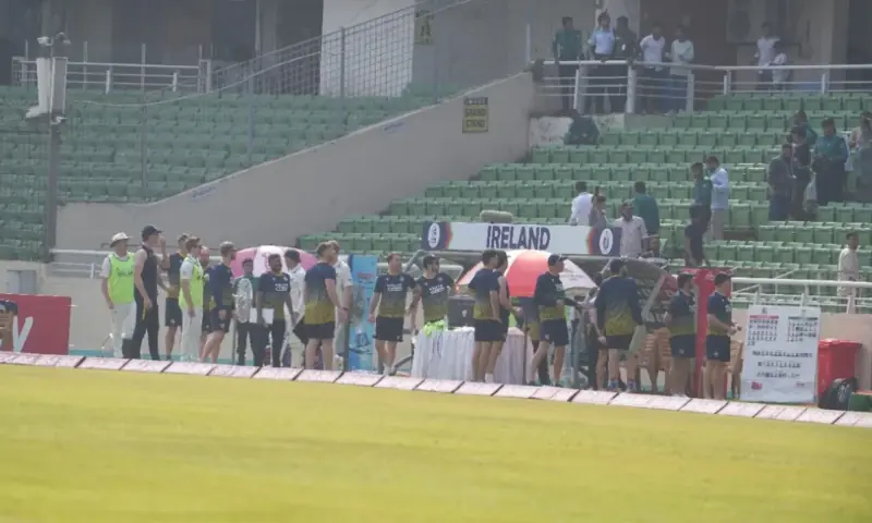 5.5-magnitude earthquake stops Bangladesh v Ireland Test for three minutes