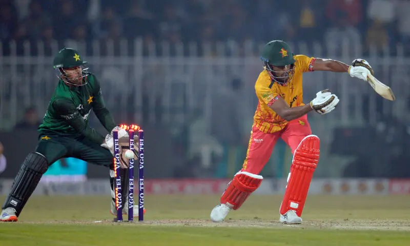 Usman Tariq hat-trick destroys Zimbabwe as Pakistan make T20 tri-series final