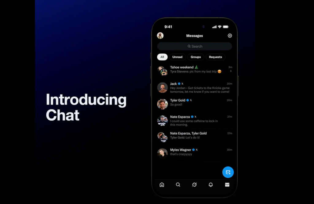 X is finally rolling out Chat, its DM replacement with encryption and video calling