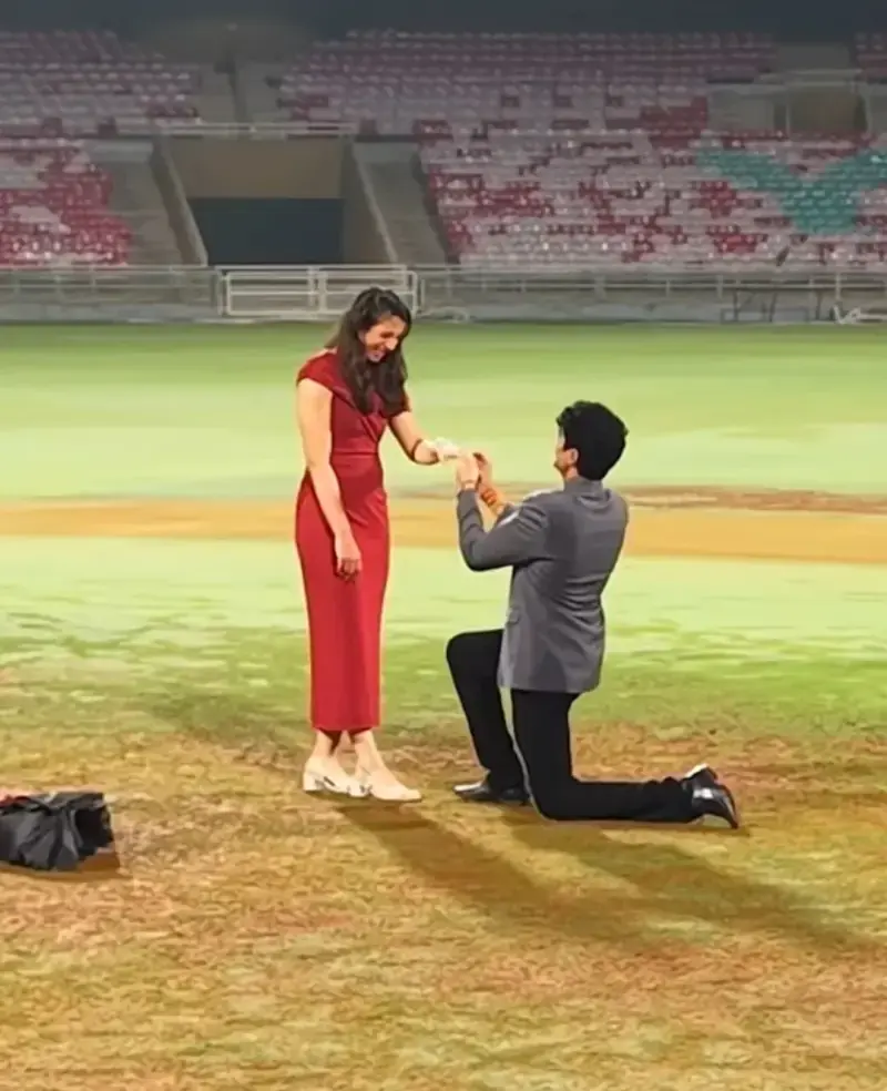 Indian cricketer calls off wedding a month after viral stadium proposal – Celebrity