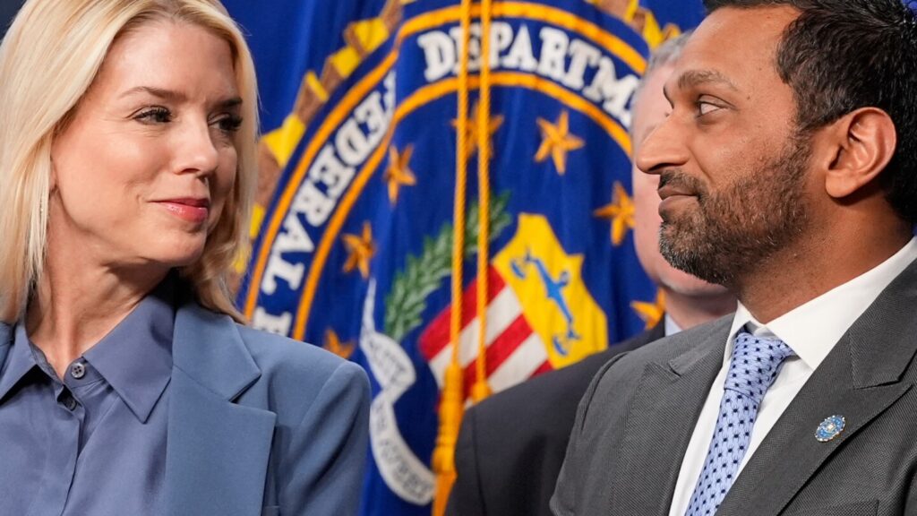 Officials play up pipe bomb suspect’s arrest. Jan. 6 violence unmentioned