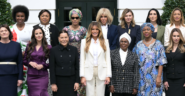 Melania Trump Hosts 45 First Spouses at White House for Second Day of Fostering the Future Together Summit