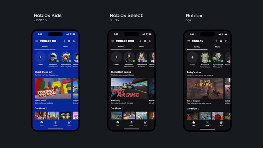 Roblox introduces mandatory age-gated account tiers