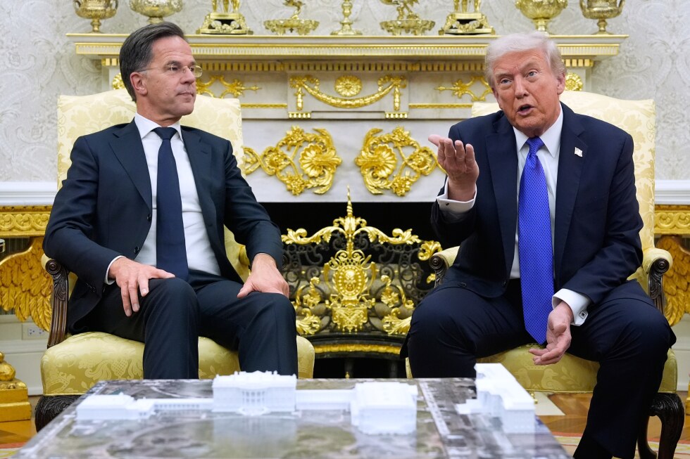 Trump meets NATO leader Rutte as he ponders quitting the alliance