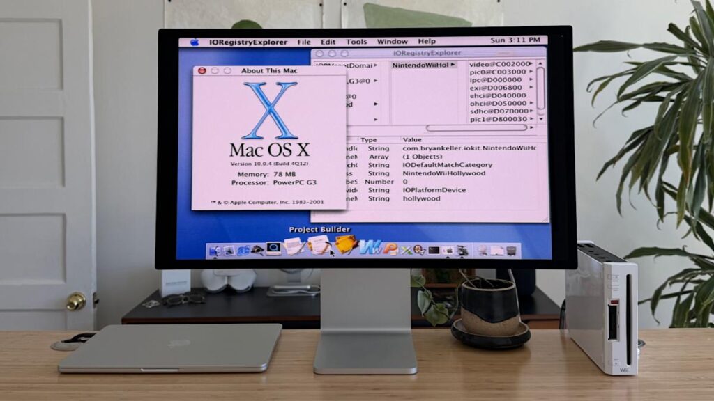 A maverick hacker got Mac OS X running on a Wii